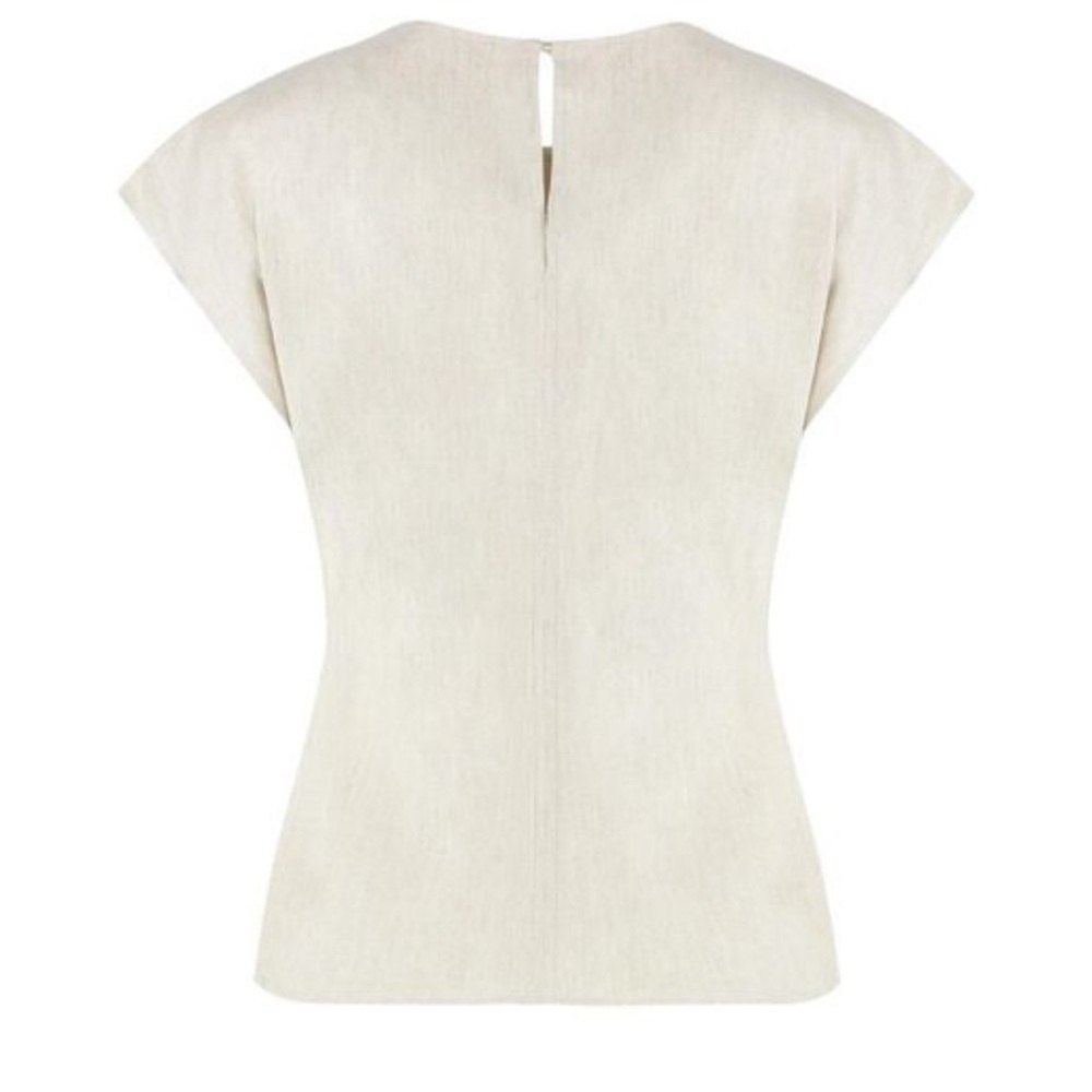 Calvin Klein linen blouse / tee